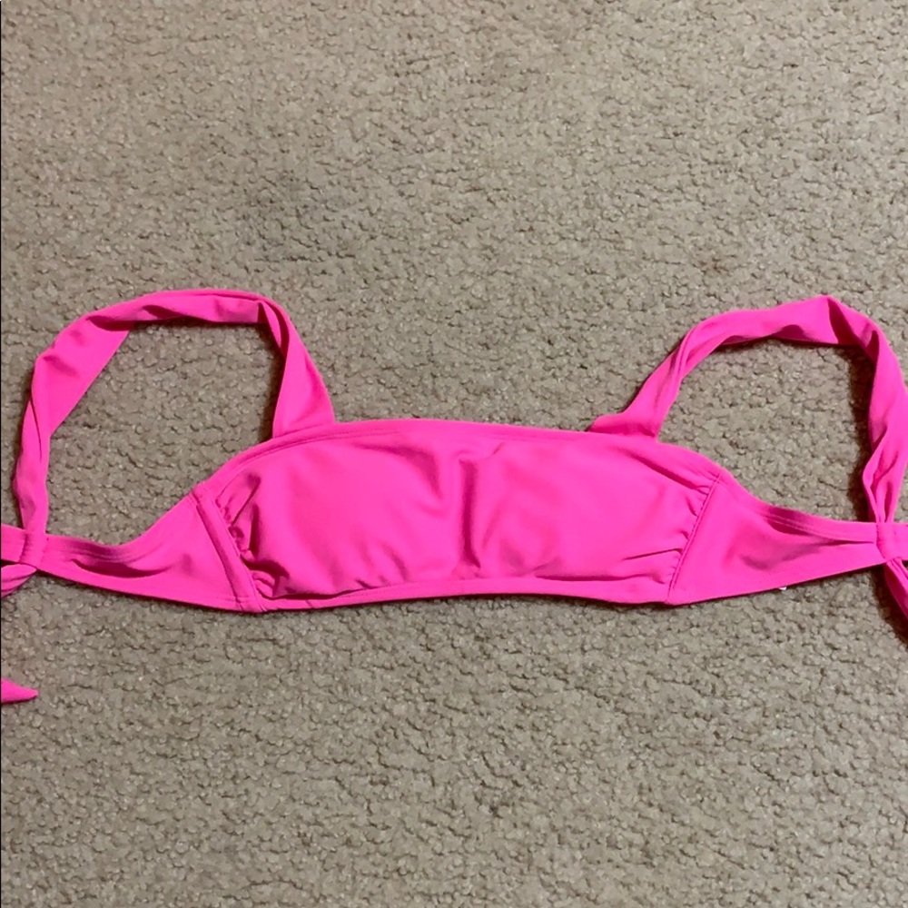 pink bikini top